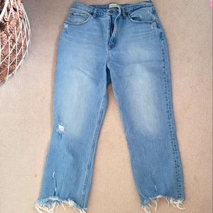 Abercrombie & Fitch Ultra High Rise Kick Flare, size 32/14R, blue